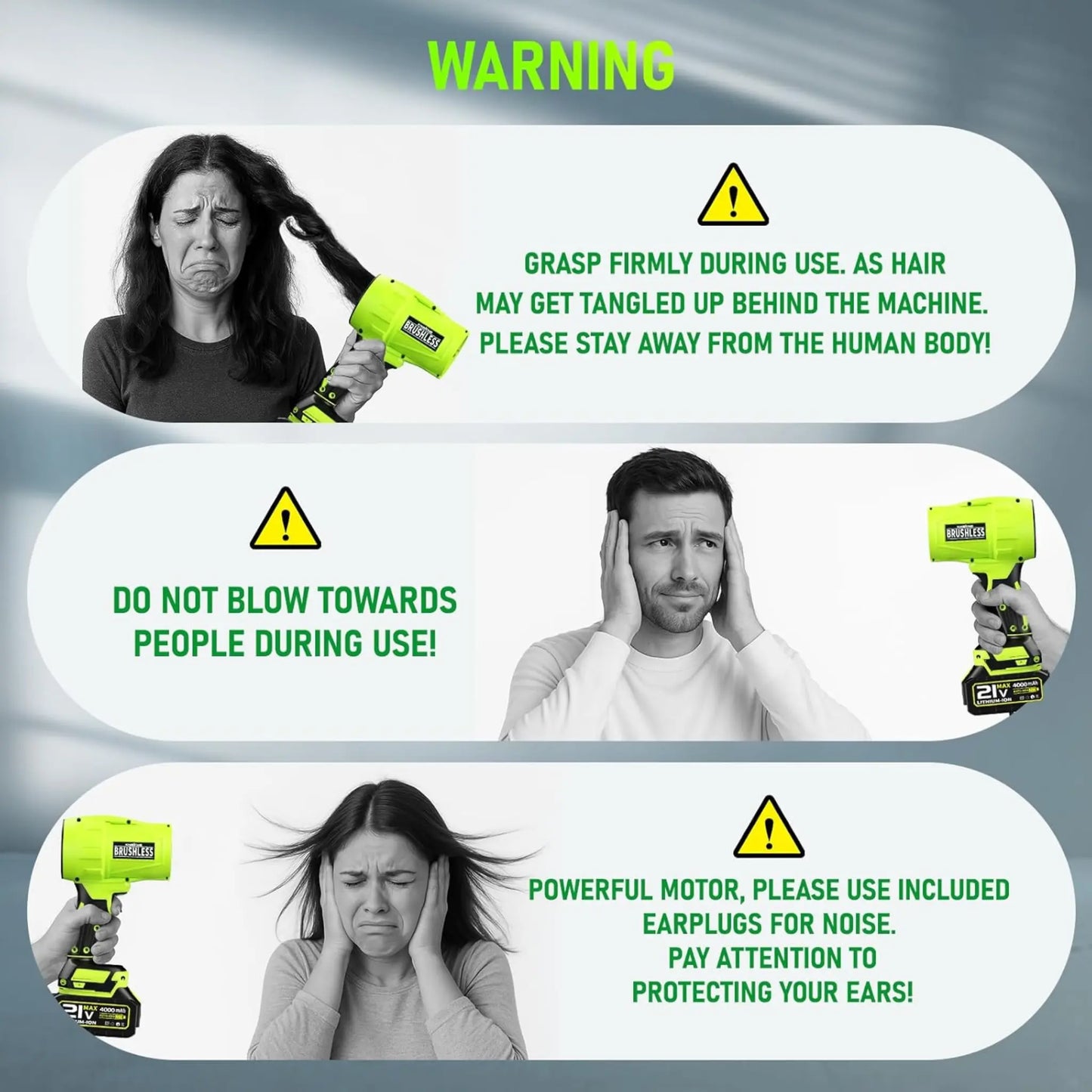 AERVYX StormPack – Cordless Leaf Blower + FREE Battery + FREE Charger