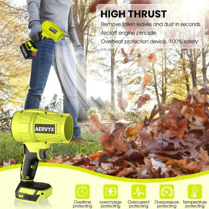 AERVYX StormPack – Cordless Leaf Blower + FREE Battery + FREE Charger